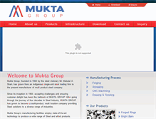 Tablet Screenshot of muktagroup.com